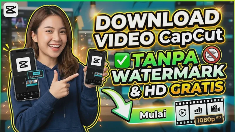 Download Video CapCut Tanpa Watermak dan HD Gratis
