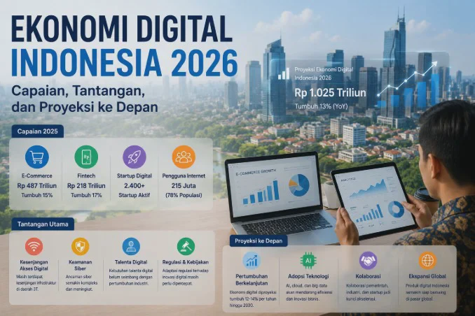 Ekonomi Digital Indonesia 2026: Capaian, Tantangan, dan Proyeksi ke Depan
