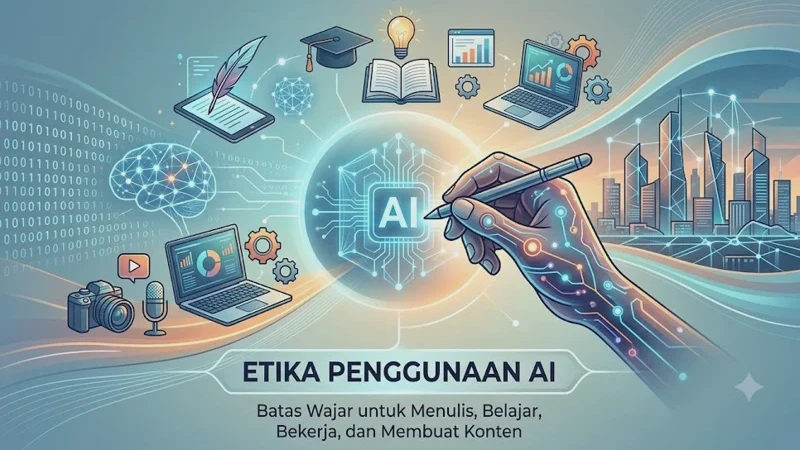 Etika Penggunaan AI: Batas Wajar untuk Menulis, Belajar, Bekerja, dan Membuat Konten