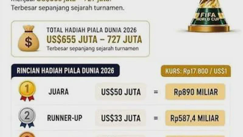 FIFA Jual Rumput Final Piala Dunia 2026 sebagai Suvenir, Harga Tertinggi Tembus Rp 54 Juta