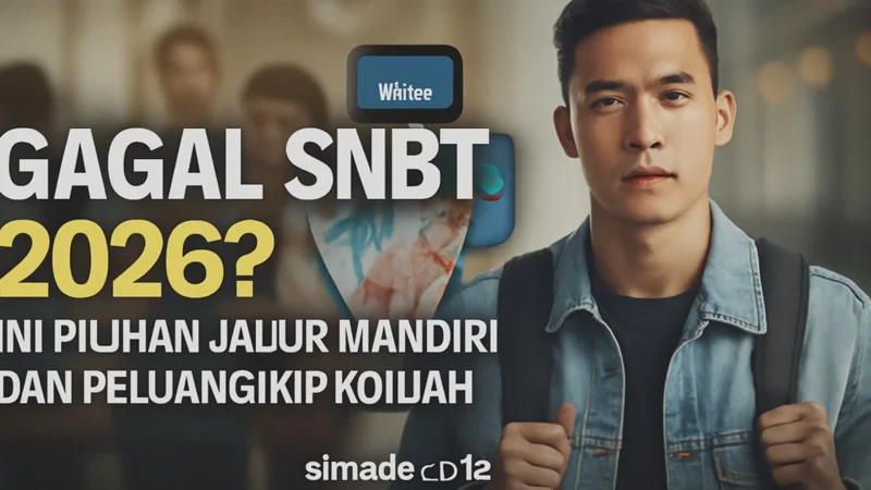 Gagal SNBT 2026? Ini Pilihan Jalur Mandiri dan Peluang KIP Kuliah