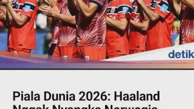 Haaland Tak Menyangka Norwegia Bisa Melangkah Sejauh Ini di Piala Dunia 2026