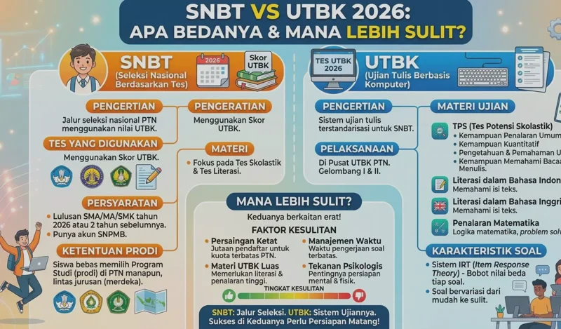 Hasil UTBK 2026 Berlaku untuk Apa Saja? Ini Fungsi Nilai Setelah SNBT
