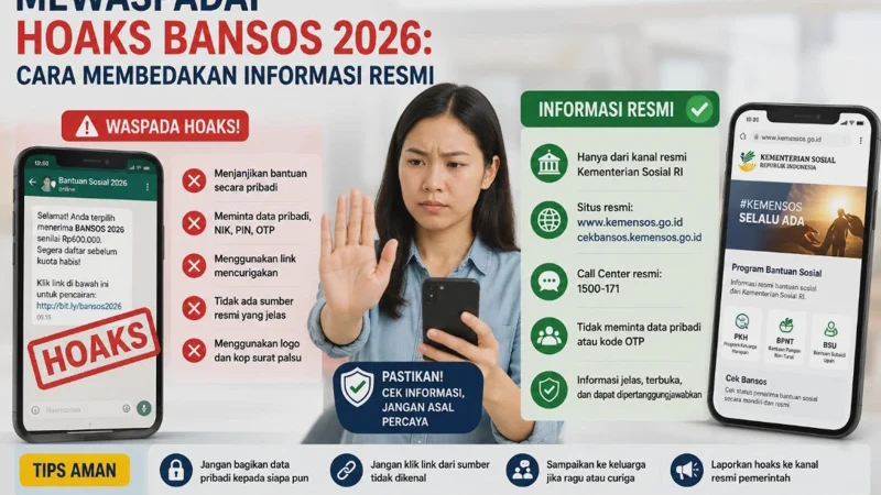 Mewaspadai Hoaks Bansos 2026: Cara Membedakan Informasi Resmi