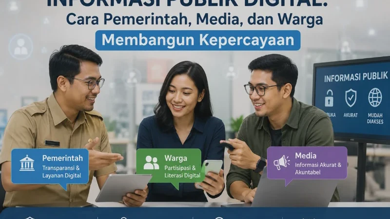 Informasi Publik Digital: Cara Pemerintah, Media, dan Warga Membangun Kepercayaan