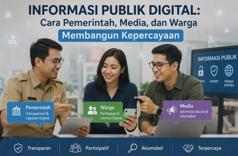 Informasi Publik Digital: Cara Pemerintah, Media, dan Warga Membangun Kepercayaan