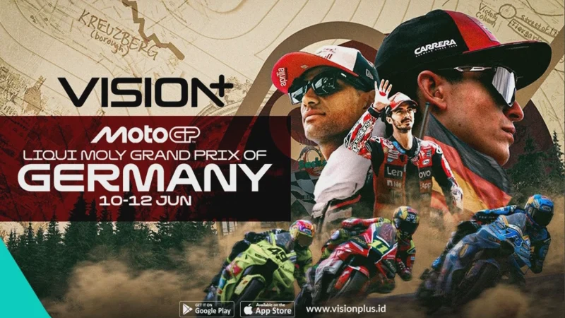 Jadwal Live Streaming MotoGP Jerman 2026: Cara Nonton Resmi dan Mudah di Vidio