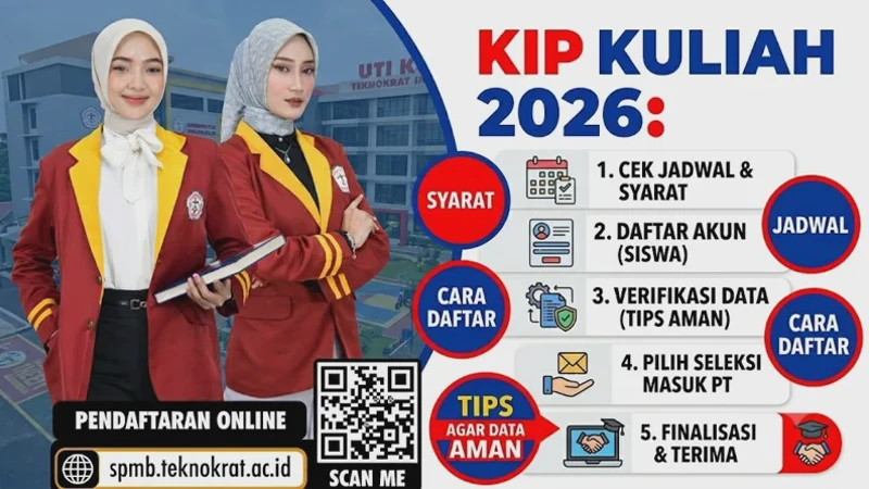 KIP Kuliah 2026: Syarat, Jadwal, Cara Daftar, dan Tips Agar Data Tidak Bermasalah