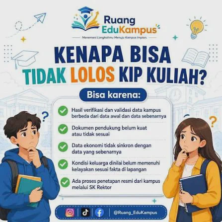 KIP Kuliah 2026 Lolos SNBT tapi Belum Ditetapkan, Ini Penyebabnya