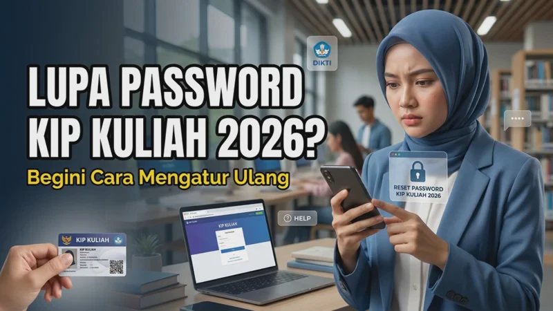 Lupa Password Akun KIP Kuliah 2026? Begini Cara Mengatur Ulang