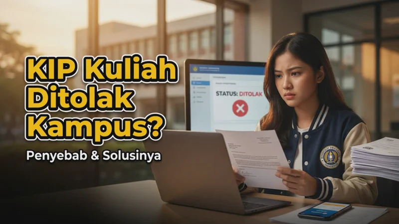 KIP Kuliah Ditolak Kampus? Ini Penyebab Umum dan Cara Mengantisipasinya