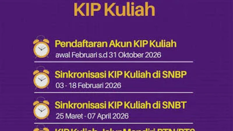 KIP Kuliah Mandiri 2026 Bisa untuk PTN dan PTS? Ini Ketentuannya