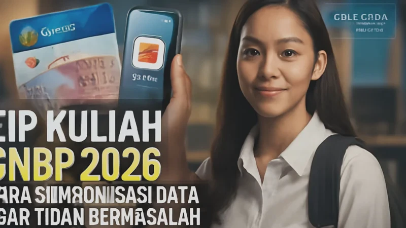 KIP Kuliah SNBP 2026: Cara Sinkronisasi Data Agar Tidak Bermasalah