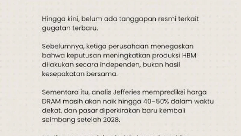 Krisis Chip Memori Makin Aneh Ternyata Harga DDR3 Lebih Mahal dari DDR5 Terbaru 2026