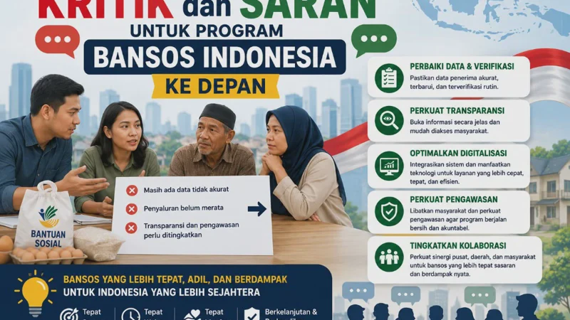 Kritik dan Saran untuk Program Bansos Indonesia ke Depan