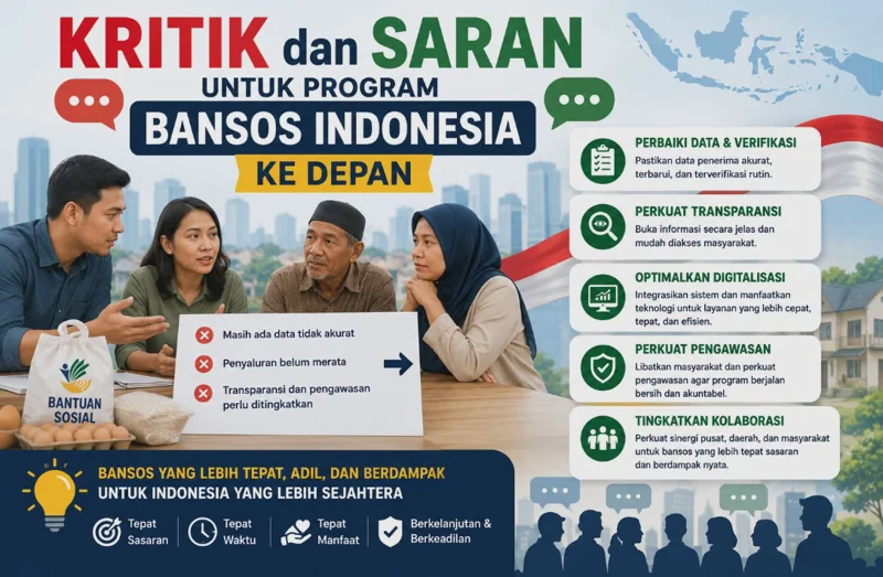 Kritik dan Saran untuk Program Bansos Indonesia ke Depan