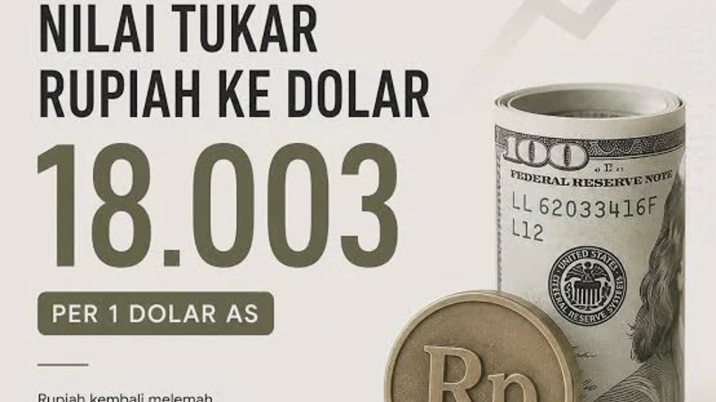 Kurs Rupiah Hari Ini Ambruk ke Rp18.100 Per Dolar AS Cek Dampaknya Sekarang