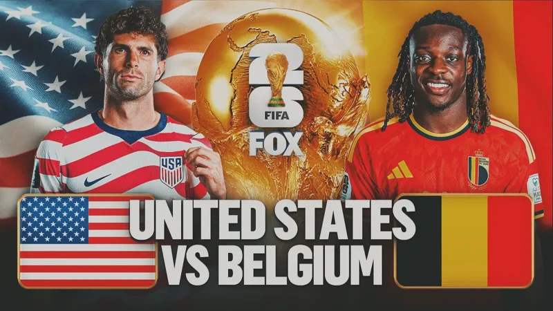 Link Live Streaming Amerika Serikat vs Belgia Babak 16 Besar Piala Dunia 2026
