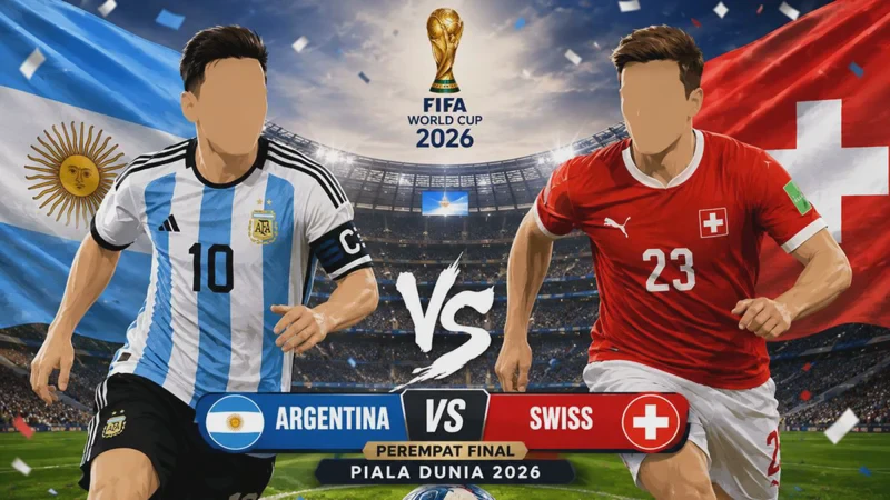 Link Live Streaming Argentina vs Swiss Piala Dunia 2026 di TVRI, Tonton Tanpa Ribet Lewat HP