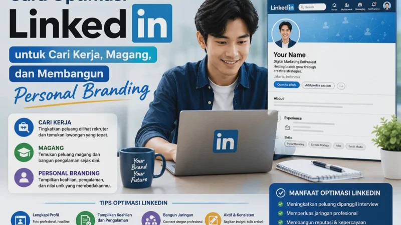 Cara Optimasi LinkedIn untuk Cari Kerja, Magang, dan Membangun Personal Branding