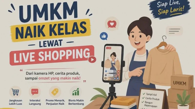 Live Shopping untuk UMKM: Cara Jualan Live agar Tidak Sepi Penonton