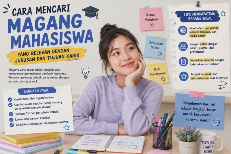 Cara Mencari Magang Mahasiswa yang Relevan dengan Jurusan dan Tujuan Karir