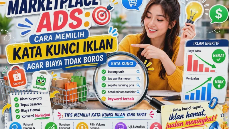 Marketplace Ads: Cara Memilih Kata Kunci Iklan agar Biaya Tidak Boros
