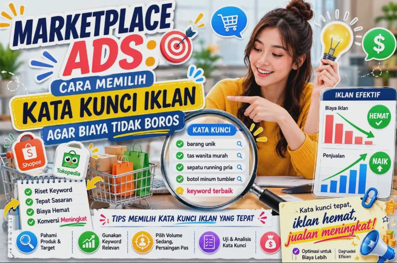 Marketplace Ads: Cara Memilih Kata Kunci Iklan agar Biaya Tidak Boros
