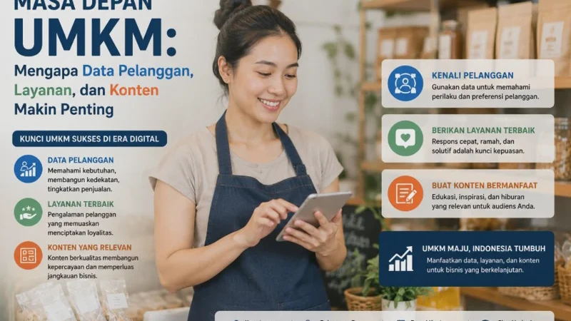 Masa Depan UMKM: Mengapa Data Pelanggan, Layanan, dan Konten Makin Penting