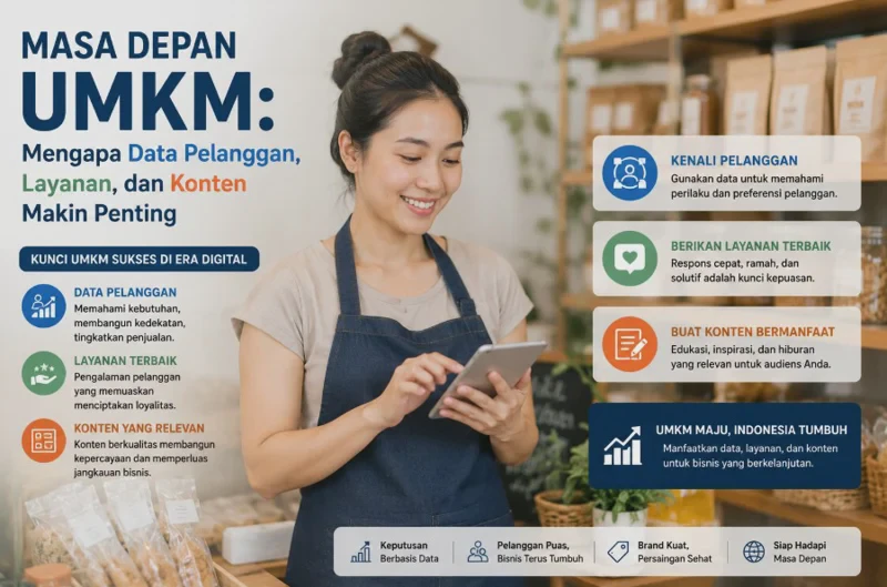 Masa Depan UMKM: Mengapa Data Pelanggan, Layanan, dan Konten Makin Penting