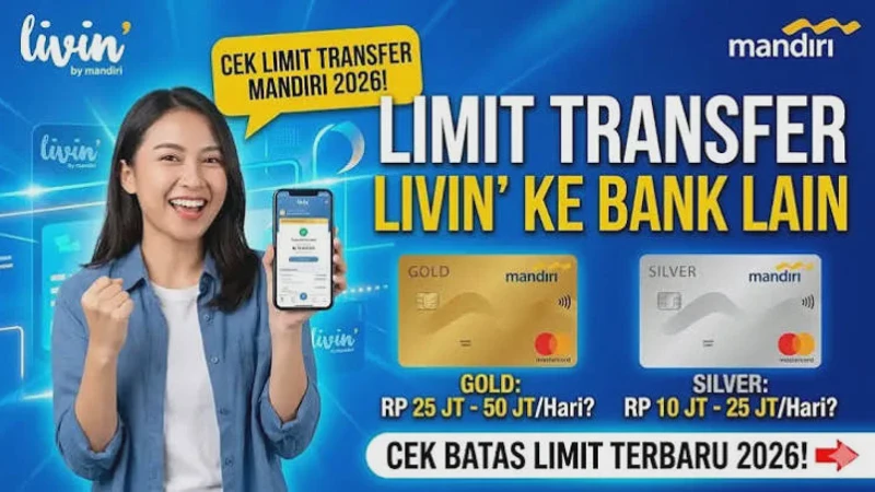 Minimal Transfer Mandiri via Livin' Update 2026, Cek Aturan Resminya
