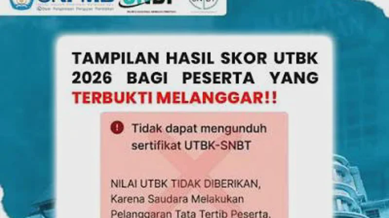 Nilai UTBK 2026 Berapa yang Aman untuk Masuk PTN? Begini Cara Membacanya