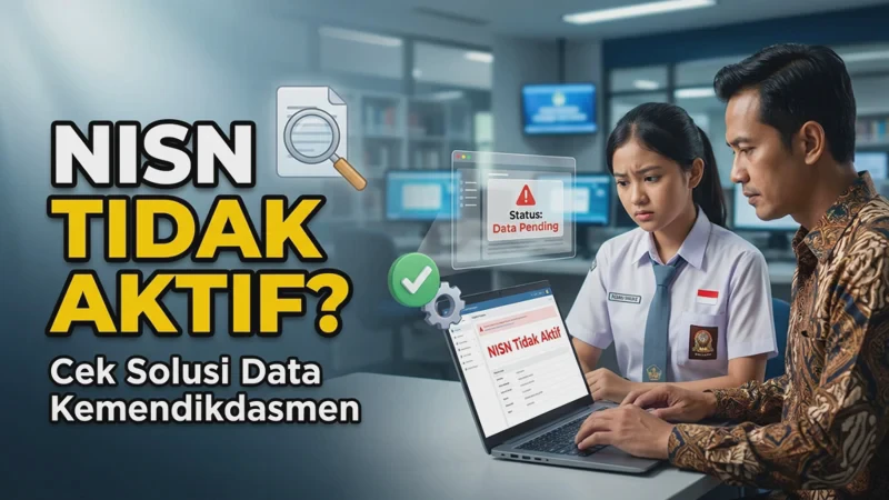 NISN Belum Aktif di Data Kemendikdasmen? Ini Penyebab dan Solusinya