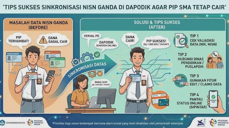 NISN Berbeda dengan Data Dukcapil dan Dapodik, Ini Cara Sinkronisasi