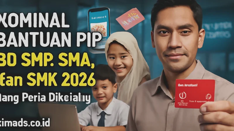 Nominal Bantuan PIP SD, SMP, SMA, dan SMK 2026 yang Perlu Diketahui