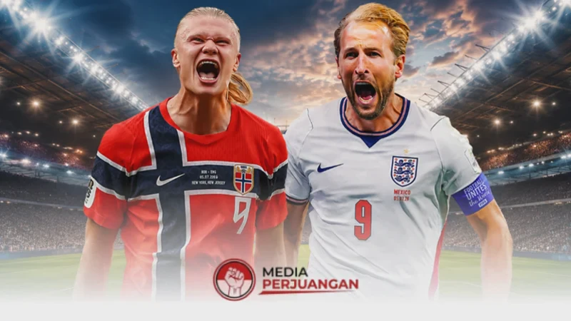 Nonton Sekarang! Link Live Streaming Inggris vs Norwegia di Perempat Final Piala Dunia 2026