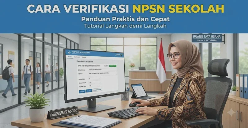Cara Cek NPSN Sekolah Resmi untuk Pendaftaran, Beasiswa, dan Validasi Data Pendidikan