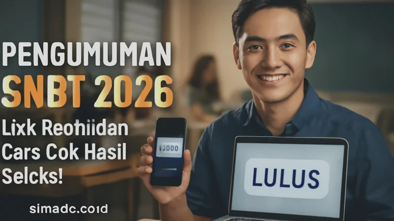 Pengumuman SNBT 2026: Link Resmi dan Cara Cek Hasil Seleksi