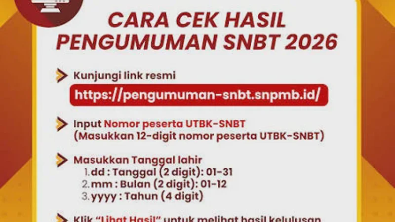 Pengumuman SNBT 2026 Sudah Lewat, Bagaimana Cara Cek Ulang Hasilnya?