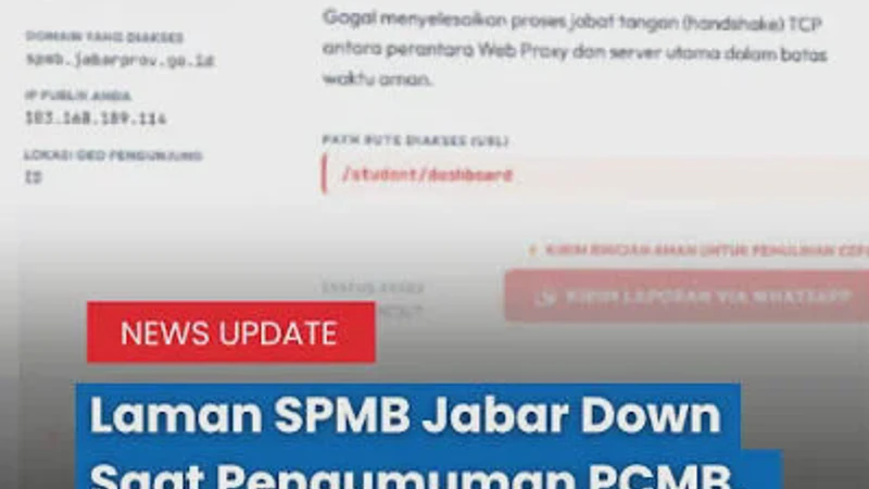 Pengumuman SPMB Jabar 2026 Tahap 2: Cek Hasilnya dan Solusi Jika Gagal Lolos Seleksi