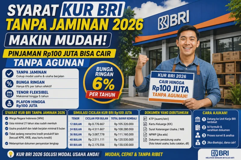 Pinjaman 1 Juta Langsung Cair Tanpa Jaminan Syarat Mudah Terbaru 2026