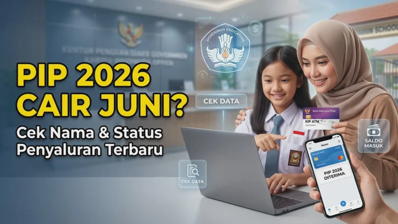 PIP 2026 Cair Juni? Cek Nama Penerima dan Status Penyaluran Terbaru