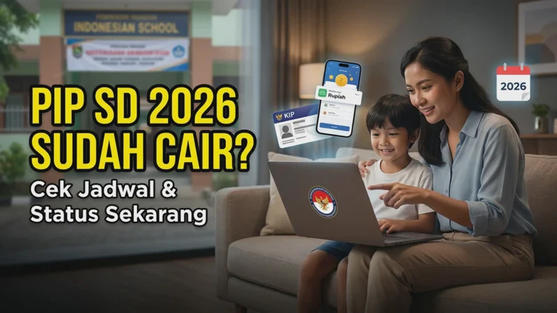 PIP SD 2026 Sudah Cair atau Belum? Cek Jadwal dan Status Pencairan