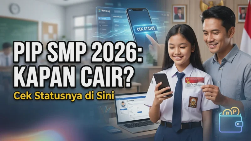 PIP SMP 2026 Kapan Masuk Rekening? Ini Cara Cek Statusnya