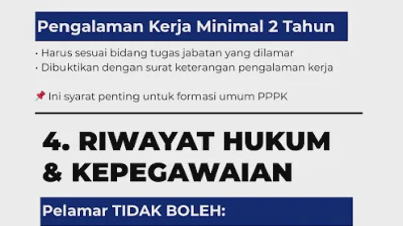 PPPK 2026: Syarat Umum, Alur Seleksi, dan Dokumen yang Perlu Disiapkan Pelamar