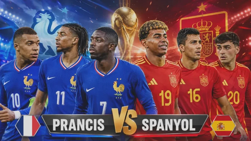 Prediksi Semifinal Piala Dunia 2026: Duel Raksasa Prancis vs Spanyol Siapa ke Final?