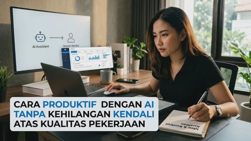 Cara Produktif dengan AI tanpa Kehilangan Kendali atas Kualitas Pekerjaan