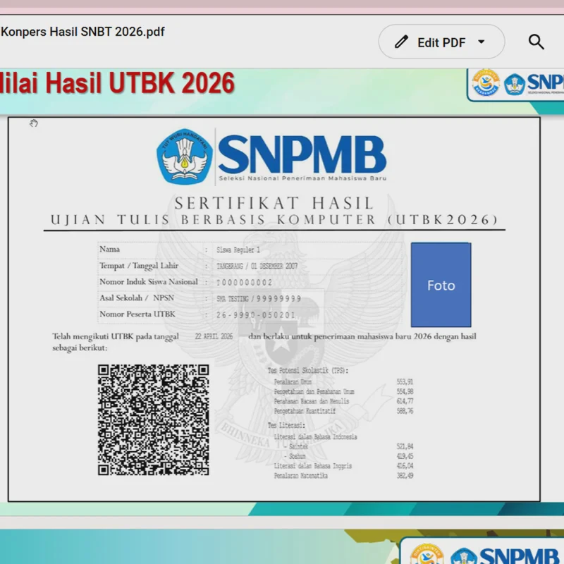 Sertifikat UTBK 2026 Tidak Muncul di Akun? Ini Langkah yang Perlu Dilakukan