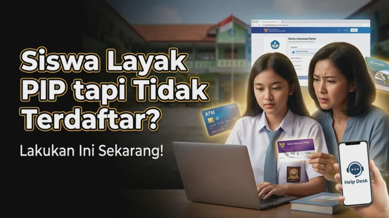 Siswa Layak PIP tapi Tidak Terdaftar, Apa yang Harus Dilakukan?