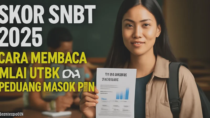 Skor SNBT 2026: Cara Membaca Nilai UTBK dan Peluang Masuk PTN